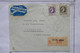 AQ22  ALGERIE BELLE LETTRE RECOM.1945 SIDI BEL ABES A TOULOUSE ++AEROPHILATELIE+ AFFRANCH.PLAISANT - Luchtpost