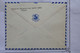 AQ22  ALGERIE  BELLE LETTRE 1955 1ER VOL   ALGER EL OUED DE PARIS ++ AFFRANCH.PLAISANT - Luftpost