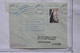 AQ22  FRANCE  BELLE LETTRE  1953 1ER VOL POSTAL  PAR HELICO LILLE BRUXELLES + AFFRANCH.PLAISANT - 1960-.... Covers & Documents