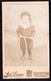 PHOTO CDV LATE 1800 * LITTLE BOY WITH HULA HOOP - PETIT GARCON AVEC HULA HOOP  * Photo Simon Ostende - Anciennes (Av. 1900)