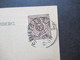 AD Württemberg 1901 Bedruckte PostkarteE. Heyge & Co. Mechanische Tricotwaren Fabrik  Empfang Der Wertsendung - Covers & Documents