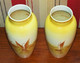 SUPERBE PAIRE LOT DE 2 VASES LUNEVILLE KELLER ET GUERIN K ET G DECOR VOILIERS - Lunéville (FRA)