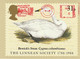 1988 - Manchester Museum Machine Stamp On PC - The Linnean Society - 1788/1988 - Bewick's Swan - Macchine Per Obliterare (EMA)