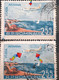 Errors Romania 1956 Mi 1629 Printed With  Misplaced Image Fly Aviation TURISME Used - Errors, Freaks & Oddities (EFO)