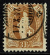 1905-07 3 Fr Bistre-brown, Perf 11Â¾ X 12Â¼,Â Â Michel 80D, Fine Used. SBPV Certificate. - Unclassified