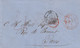 1867 -  London Paid Cover To Paris, France - Entry Through Calais - PD - Postmark Collection