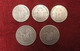 LOT 5 MONNAIES ESPAGNE Argent Fin 19° Siècle Début 20° Siècle 1 Peseta Et 2 Pesetas - Sammlungen