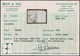 O FRANCE - Poste - 9b, Avec Filet D'encadrement, Signé + Certificat Brun, Superbe: 10c. Bistre S. Jaune - 1852 Louis-Napoleon