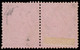 O FRANCE - Poste - 58c, Tête-bêche, Obl GC 1769, Une Dent Courte: 10c. Brun Sur Rose - 1871-1875 Ceres