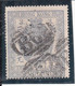 HONG KONG  1874  TIMBRE FISCAL POSTAL  N° 2   3 D Violet Bleu   OBLITERE - Stempelmarke Als Postmarke Verwendet