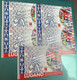 RARITÄT ! 2022 SATZ DER 5 AUFDRUCK BLOCK "Briefmarken Weltausstellung Helvetia Lugano"(Schweiz Briefmarkenausstellung - Blocks & Sheetlets & Panes