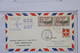 M8 FRANCE BELLE LETTRE 1960 1ER VOL  JET PARIS POUR BRAZZAVILLE CENTRAFRIQUE +AEROPHILATELIE+ AFFRANCH. PLAISANT - 1960-.... Briefe & Dokumente