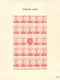 Delcampe - Pellens - Reimpression Privée - Essais De Couleur 1912 - 10 Feuillets De 24 Timbres - Proofs & Reprints