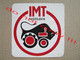 IMT Tractor Yugoslavia SERBIA Harvester Machine Bull SIGN Agricultural Machinery - Old Sticker - Tractors