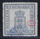 ROSTOCK 20 In Blau Auf 2 Shilling Blaugrau - Schwerin Nr. 6 B Mit Abart - Signiert - Pracht - Mecklenburg-Schwerin