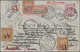 China - Foreign Offices: 1893 Very Spectacular ROUND THE WORLD 10c Belgium Posta - Other & Unclassified