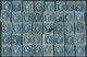 Delcampe - France: 1870/1871, BORDEAUX 20c. Blue, Specialised Assortment/collection Of Appr - Collections