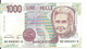 Delcampe - ITALIE 1000 LIRE 1990 VF P 114 C - 1000 Lire