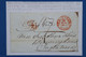 B144  ESPANA BELLE LETTRE RARE 1842  ANDALUCIA BAJA  . MALAGA  POUR BIRMINGHAM U.K + AFFRANCH. ROUGE  PLAISANT - ...-1850 Prefilatelia