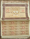 Gros Lot De 15 Vieux Papier Action Rare 100 Cent Franc Société Hotelière Des Centres Pélerinage Catholique 1932 Illustré - Turismo