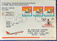 1995 MACAU INTERNATIONAL AIRPORT FIRST FLIGHT REGISTERED COVER TO SEOUL, KOREA - Brieven En Documenten