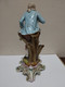 Antigua Figura De Porcelana De Un Hombre. Hecha Por Ernst Bohne Söhne. EBS. Rudolstadt; ALEMANYA. - Altri & Non Classificati