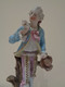 Delcampe - Antigua Figura De Porcelana De Un Hombre. Hecha Por Ernst Bohne Söhne. EBS. Rudolstadt; ALEMANYA. - Andere & Zonder Classificatie