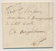 Compl. Folded Letter - Hastière-Lavaux - DINANT FRANCO - Bergen Op Zoom The Netherlands 1821 - 1815-1830 (Hollandse Tijd)