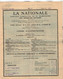 VP19.691 - PARIS 1932 - Cie D'Assurances ¨ LA NATIONALE ¨ Assurance Du Personnel & Maisons - Melle Simonne DUFLOS - Banco & Caja De Ahorros