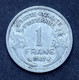 1 Franc Morlon Aluminium 1947 - 1 Franc