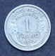 1 Franc Morlon Aluminium 1957 B - 1 Franc