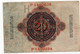 GERMANY- 20 MARK 1914  -P-46b - VF - LETERA   H - 20 Mark