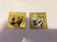 (stamps 28-5-2022) FIFA World Cup Football - 2 Used Stamps - Round Shape Zimbabwe & South Africa - 2010 – South Africa