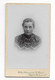 XX16546/ CDV Foto Junge Frau Atelier W. Lorenz,  Zoppot  Danzig  Ca.1900 - Zonder Classificatie