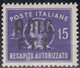 Trieste AMG-FTT Recapito Autorizzato Sass. 3 MNH** Cv 130 - Fiscales