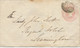 GB LONDON Inland Office „9“ Numeral Postmark (Parmenter 9A, LATEST USAGE June 1851) On VF QV 1 D Pink Postal Stationery - Cartas & Documentos