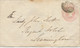 GB LONDON Inland Office „9“ Numeral Postmark (Parmenter 9A, LATEST USAGE June 1851) On VF QV 1 D Pink Postal Stationery - Brieven En Documenten