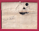 MARQUE MANUSCRIT DE DOLE DE BRETAGNE ILLE ET VILAINE POUR RENNES 1736 INDICE 14 LETTRE COVER FRANCE - 1701-1800: Vorläufer XVIII