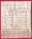 MARQUE MANUSCRIT DE DOLE DE BRETAGNE ILLE ET VILAINE POUR RENNES 1736 INDICE 14 LETTRE COVER FRANCE - 1701-1800: Vorläufer XVIII