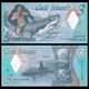 Cook Islands, 3 Yuan Plastic Banknote, 2021 Mermaid Banknote, UNC - Cookeilanden