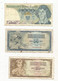 Billet , EUROPE , Yougoslavie , Pologne , 2 Scans ,  LOT DE 3 BILLETS - Andere - Europa