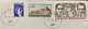 FRANCE 2022, QUEEN,AEROPLANE,GLOBE,BUILDING,ARCHITECTURE,3 STAMPS USED COVER TO INDIA - Briefe U. Dokumente