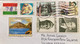 ITALY 2022, DANTE GASPERI ,4650 LIRA RATE ! 7 STAMPS MOUNTAIN,WATER,STROBOLI ,FORT, MILANO CITY CANCELLATION,COVER TO IN - 2021-...: Usati