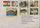 ITALY 2022, DANTE GASPERI ,4650 LIRA RATE ! 7 STAMPS MOUNTAIN,WATER,STROBOLI ,FORT, MILANO CITY CANCELLATION,COVER TO IN - 2021-...: Oblitérés