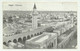 TRIPOLI PANORAMA - TIMBRO TONDO POSTA MILITARE INTENDENZA GENERALE TRIPOLITANIA 1913 VIAGGIATA FP - Libye