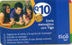 Guatemala Tarjeta Tigo Q.10 - Guatemala