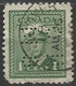 CANADA / PERFORE N° 205 OBLITERE - Perfin