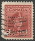 CANADA / PERFORE N° 209 OBLITERE - Perforadas