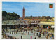 AK 057736 MAROC - Marrakech - Plaza Djemaa El Fna Y La Koutoubia - Marrakech