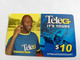 SURINAME US $10 UNIT GSM  PREPAID  FRANCISCO ELSON    MOBILE CARD           **9633 ** - Surinam